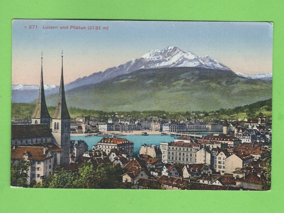 Cartoline postali: Luzern und Pilatus – Usato da Zürich venduto da t24_de