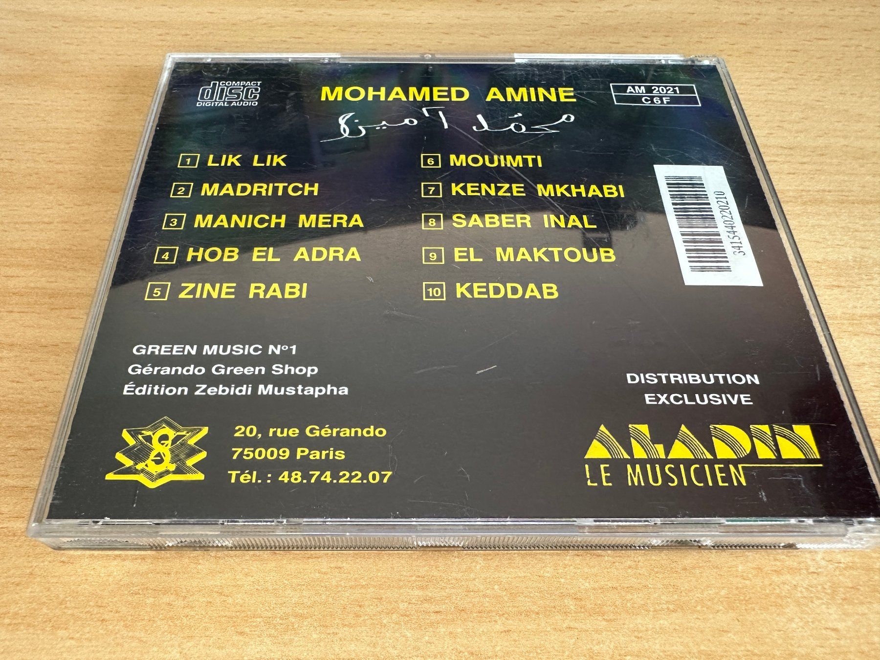 CD: Mohamed Jaballah Amine – Usato da Rikon im Tösstal venduto da Alpenmutz 1