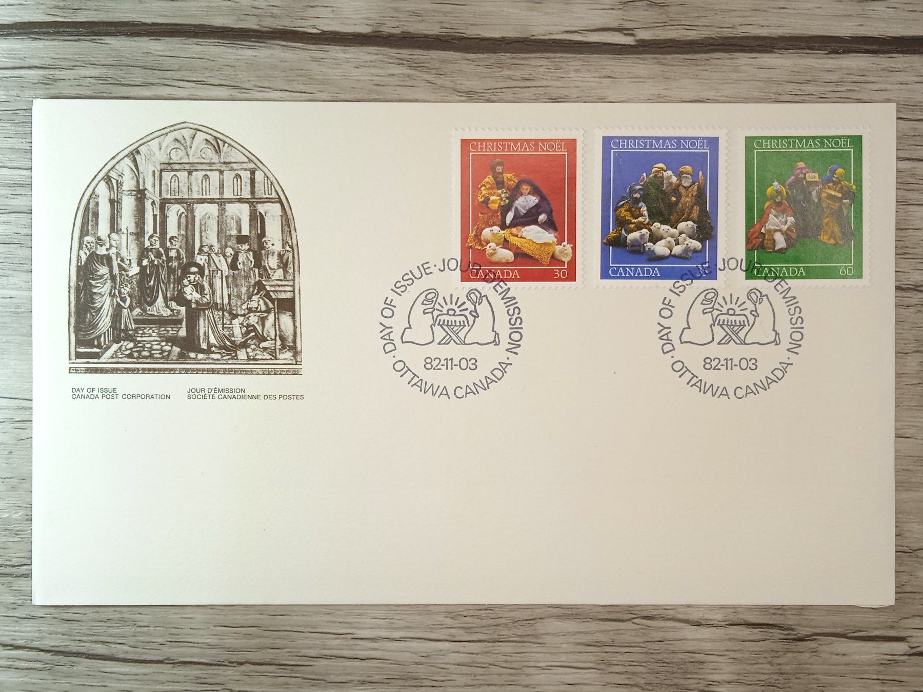 Tutti i francobolli: TR51 Enveloppe + Timbre Canada 1982 – Usato da Cousset venduto da Patrick_Collections