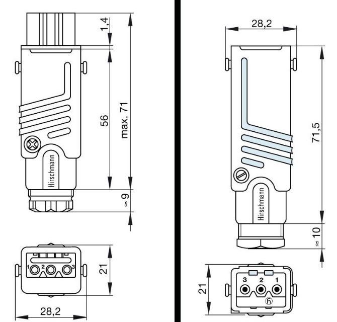 Marquises: Hirschmann Storenstecker STAS3 Store Markise – Neuf avec emballage d'origine à Villmergen par Elektro-Mueller 1