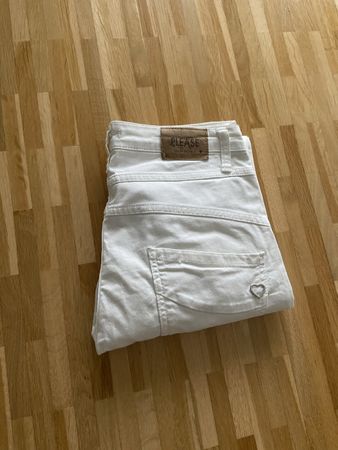 Weisse Jeans von Please Gr XS