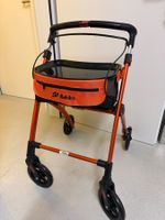 Rollator / Gehhilfe Mobilex Jaguar orange in gutem Zustand