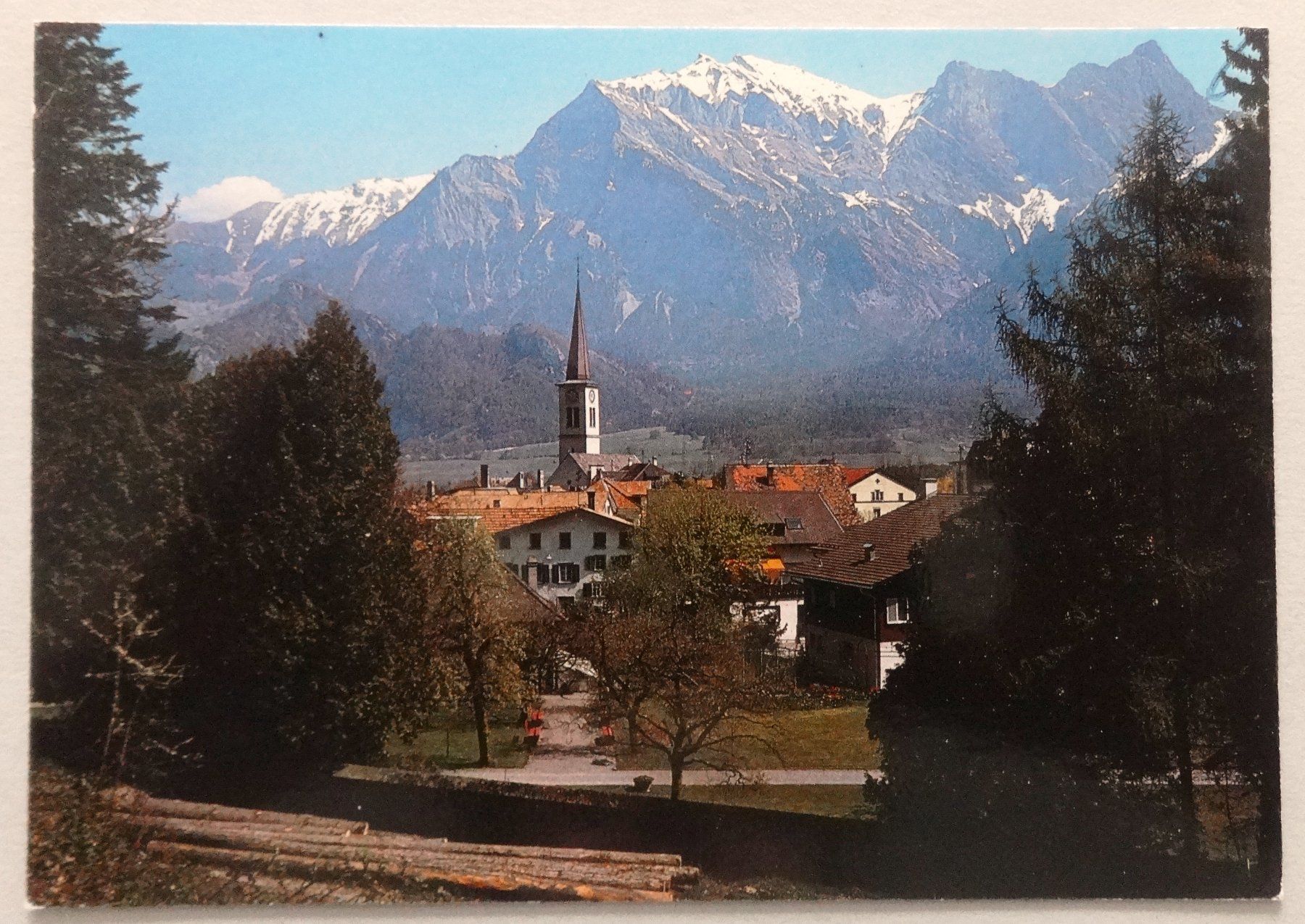 Cartoline postali: Bad Ragaz mit Falknis – Usato da Fétigny venduto da Billy2miny
