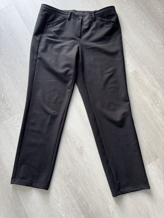 Edle schwarze Hose FRANK WALDER Gr. 44