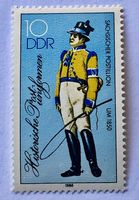 Briefmarken aus DDR (Ostdeutschland) Postuniformen  
