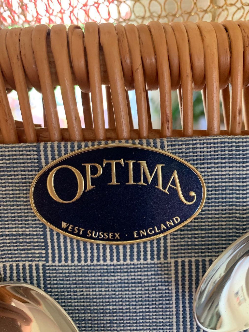 Altro per la casa: OPTIMA originaler Picknickkorb England – Usato da Thun venduto da Crown7 3