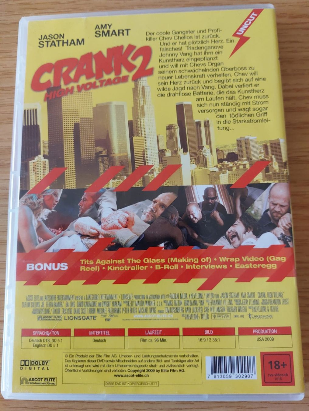Tutti i DVDs: Crank 2 High Voltage - Action DVD mit Jason Statham – Usato da Urtenen-Schönbühl venduto da Kahru 1