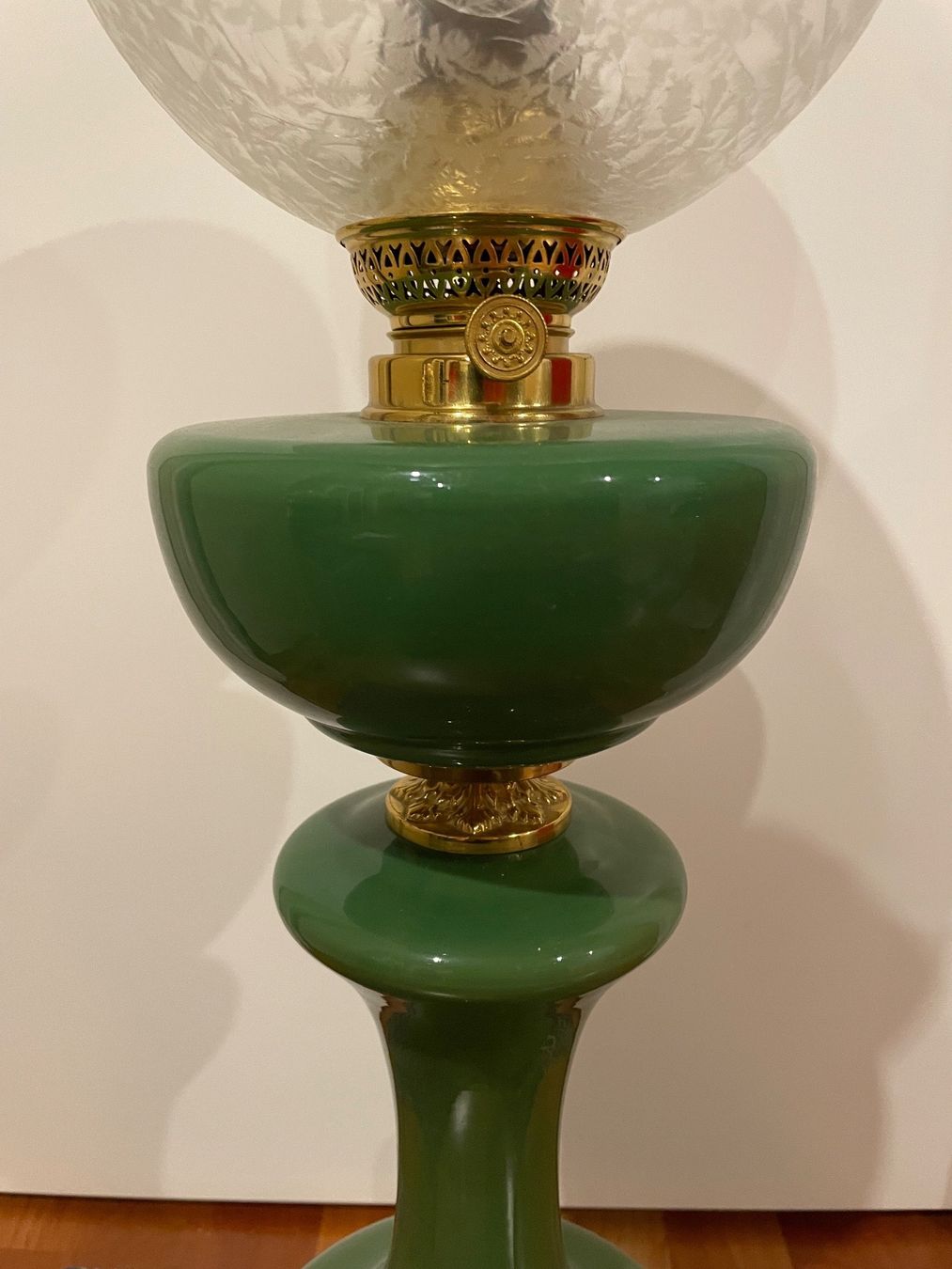 Lampade: Öllampe antik / zu Strom umgebaut – Usato da Rümlang venduto da euqinom16 3