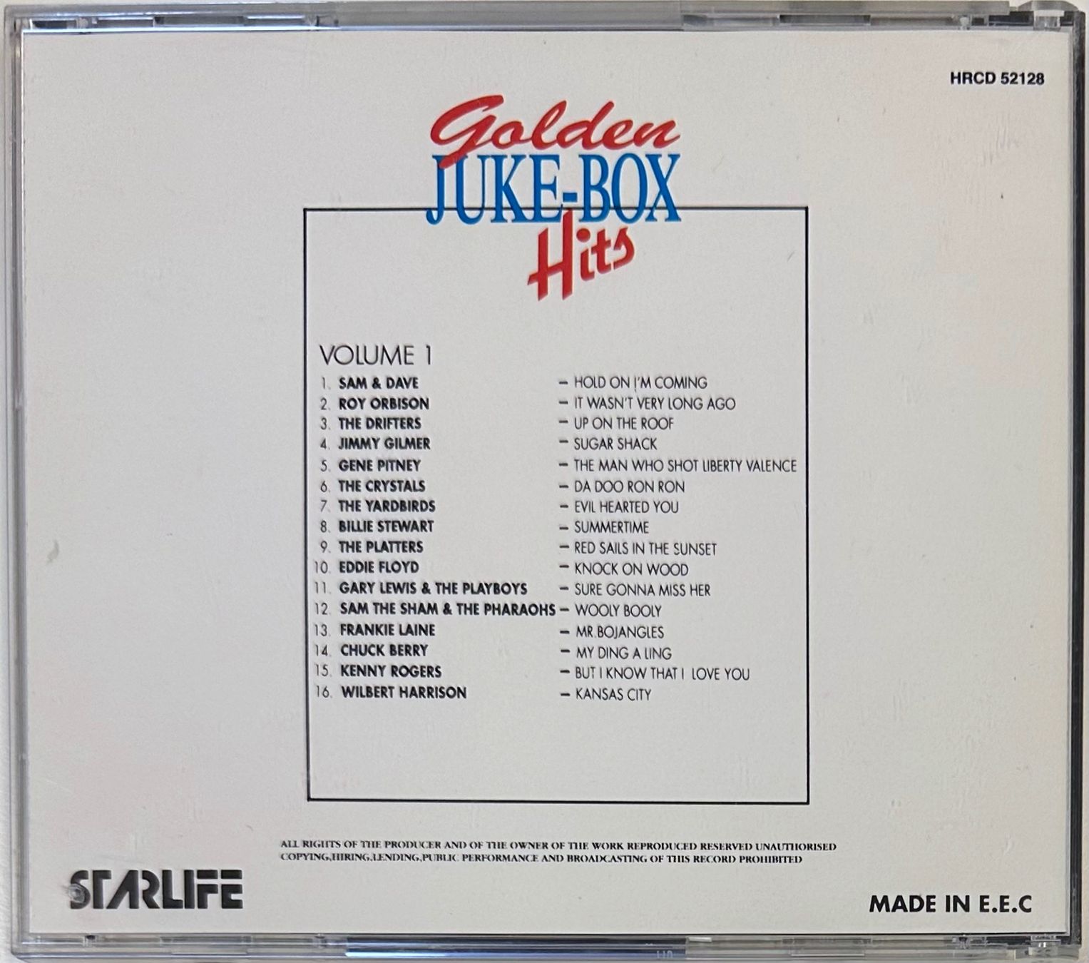 CD: Golden Juke-Box Hits Vol. 1 – Usato da Martigny venduto da jereq 1