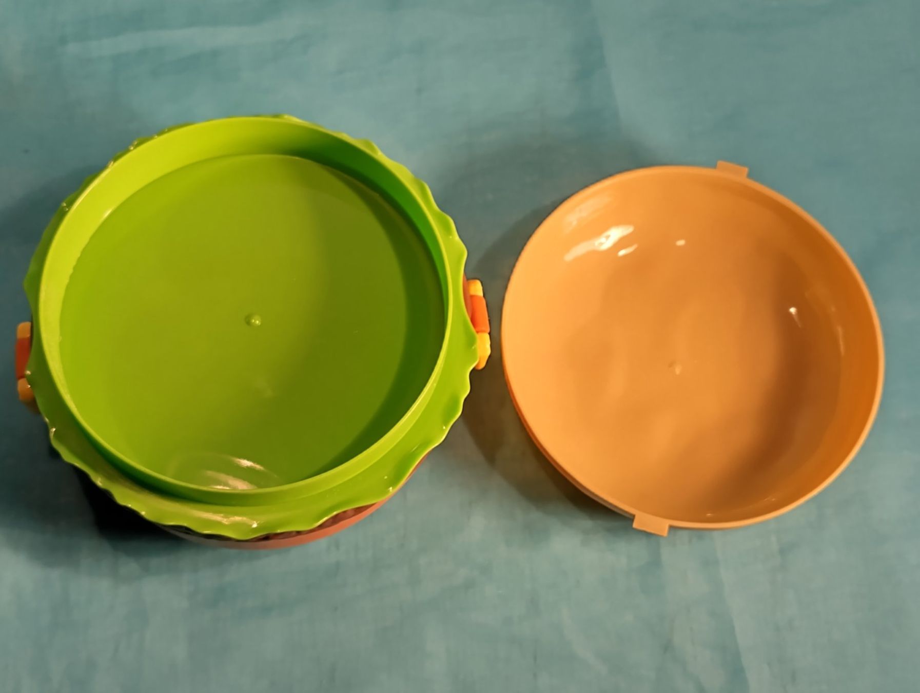 Contenitori & Simili: Lunchbox mit 3 Kammern als Burger, Hamburger – Usato da Bellach venduto da JingleCherry 3