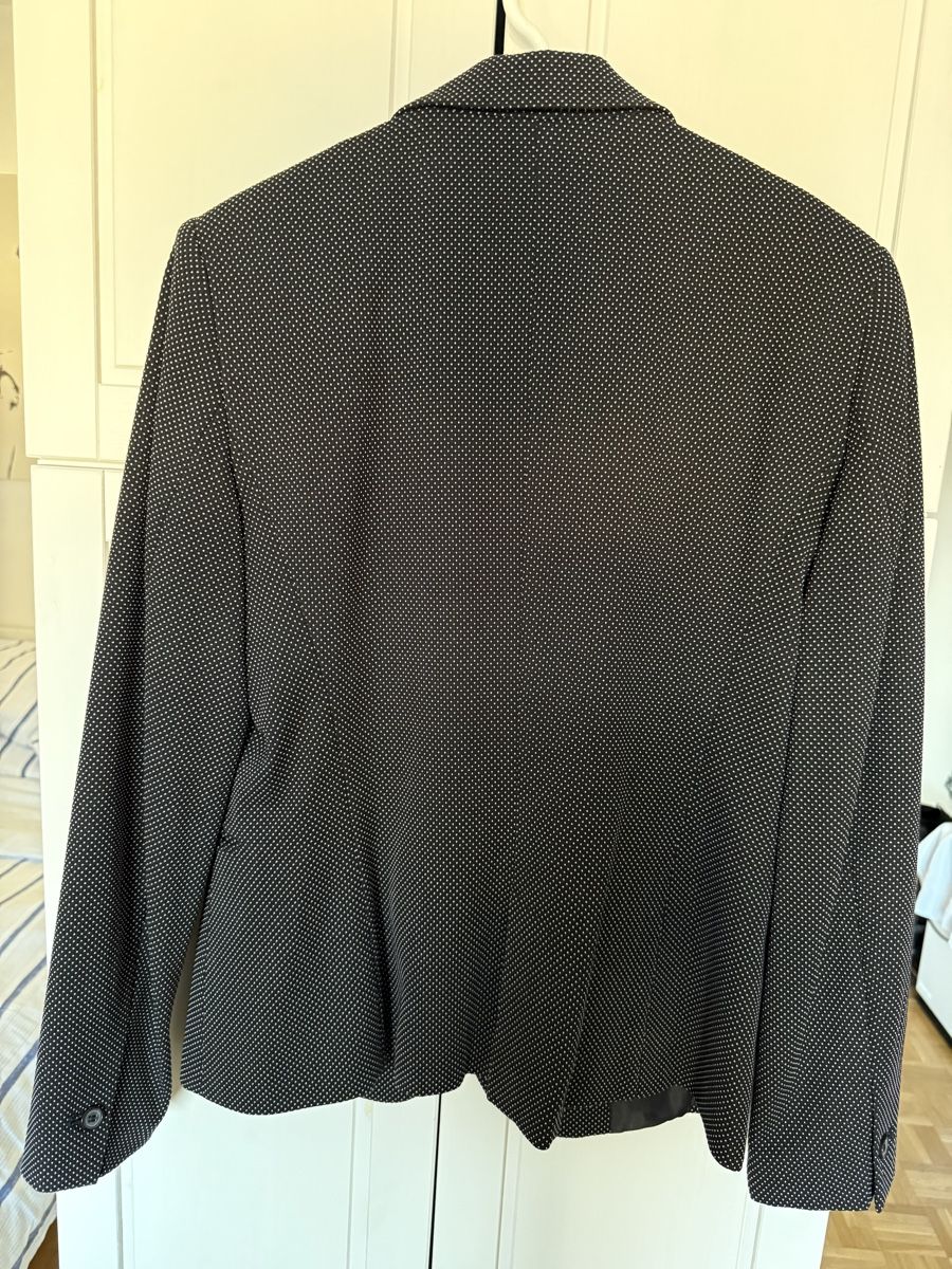 Zara Giacche: Zara Black Jacket with small white dots T-38 – Usato da Epalinges venduto da Lily2006 1