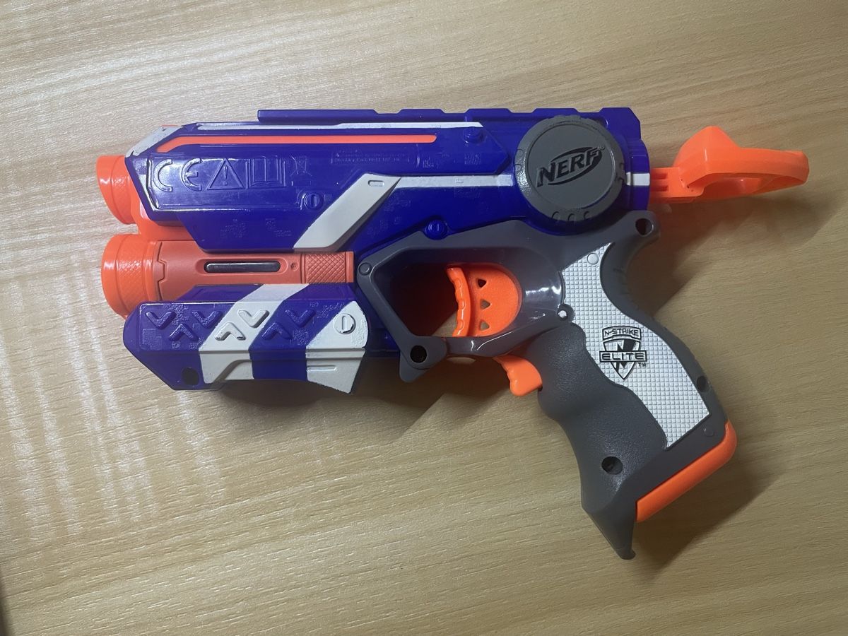 Nerf Giocattoli: Nerf N-Strike Elite Firestrike inkl. Elite-Darts – Usato da Bürchen venduto da UeliMueli85 1