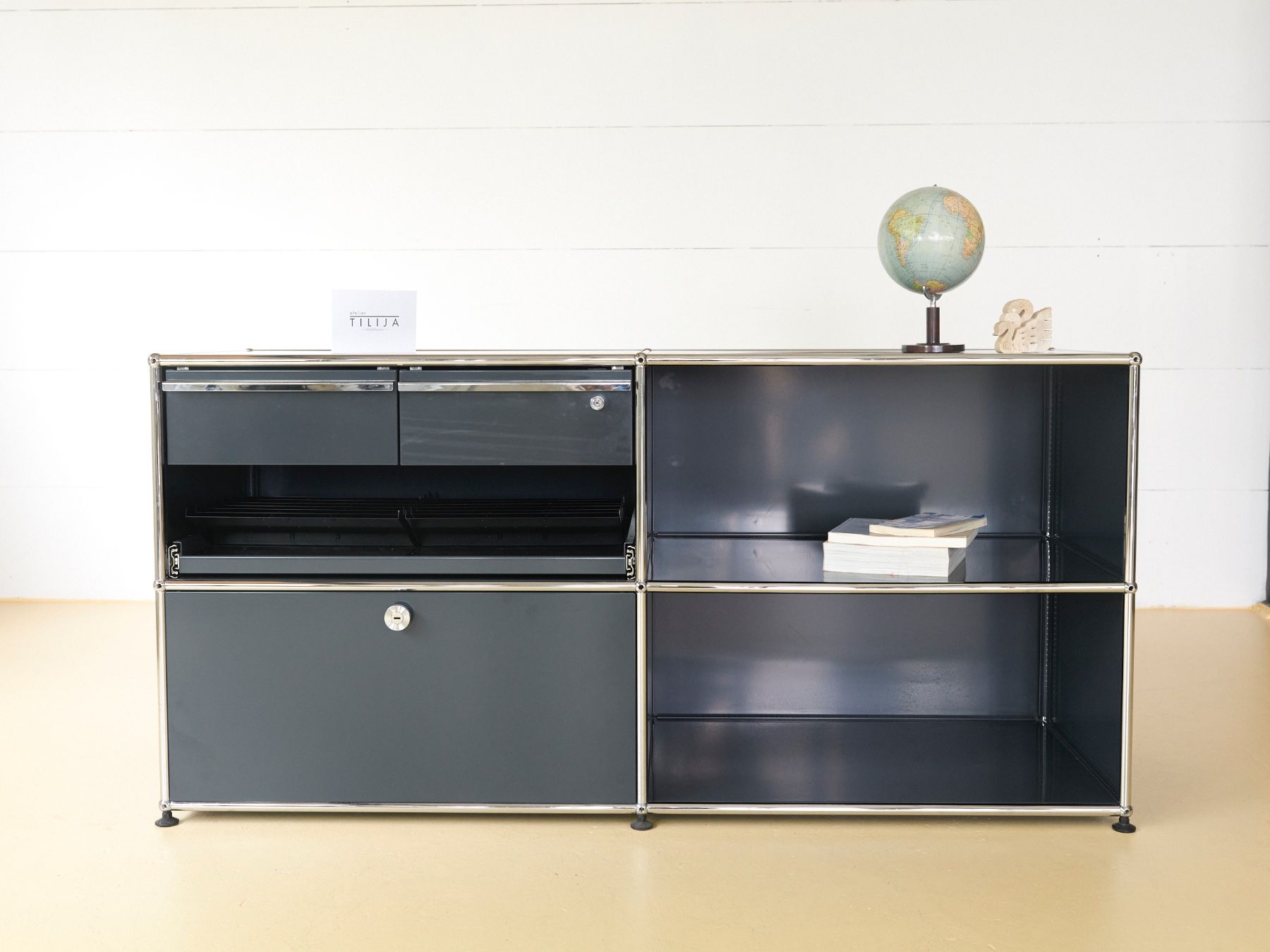 Kommoden: USM Druckermöbel in Anthrazitgrau, Sideboard – Gebraucht aus Meinisberg von atelier_TILIJA 6