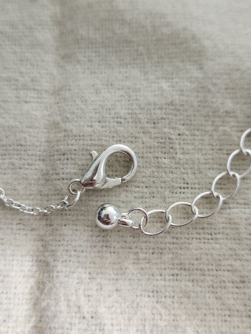 Bracciali & Braccialetti: Fusskette silberfarben mit Kugeln – Usato da Bern venduto da Sabulise 1