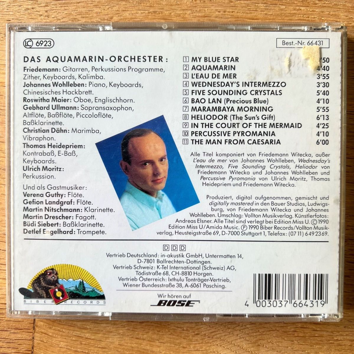 CD: Friedemann - Aquamarin / CD - 1. D-Press. 1990 – Usato da Gais venduto da soundcave57 1