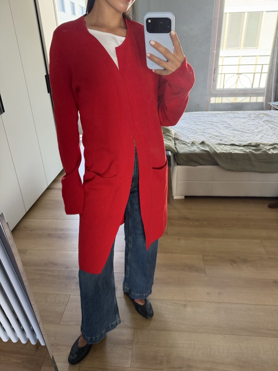 Maglioni & Felpe: Strickjacke Principles Rot Grösse 12 guter Zustand – Nuovo (secondo la descrizione) da Paradiso venduto da ksh_b5nb 1