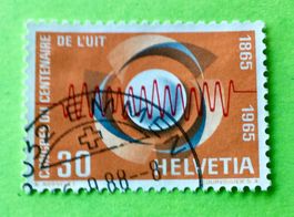Nr.437 mit Stempel Sondermarken zum UIT-Kongress Emmen