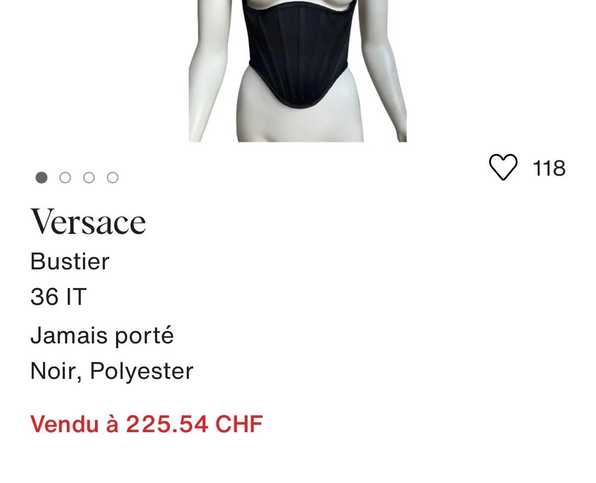 Versace Cinture: Versace Korsett-Gürtel - Grösse 38 – Nuovo (secondo la descrizione) da Fällanden venduto da ekaterinatheissl 1