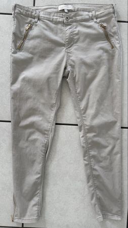 Damen Hose Zebra Basic Dept beige Grösse 42, Top erhalten