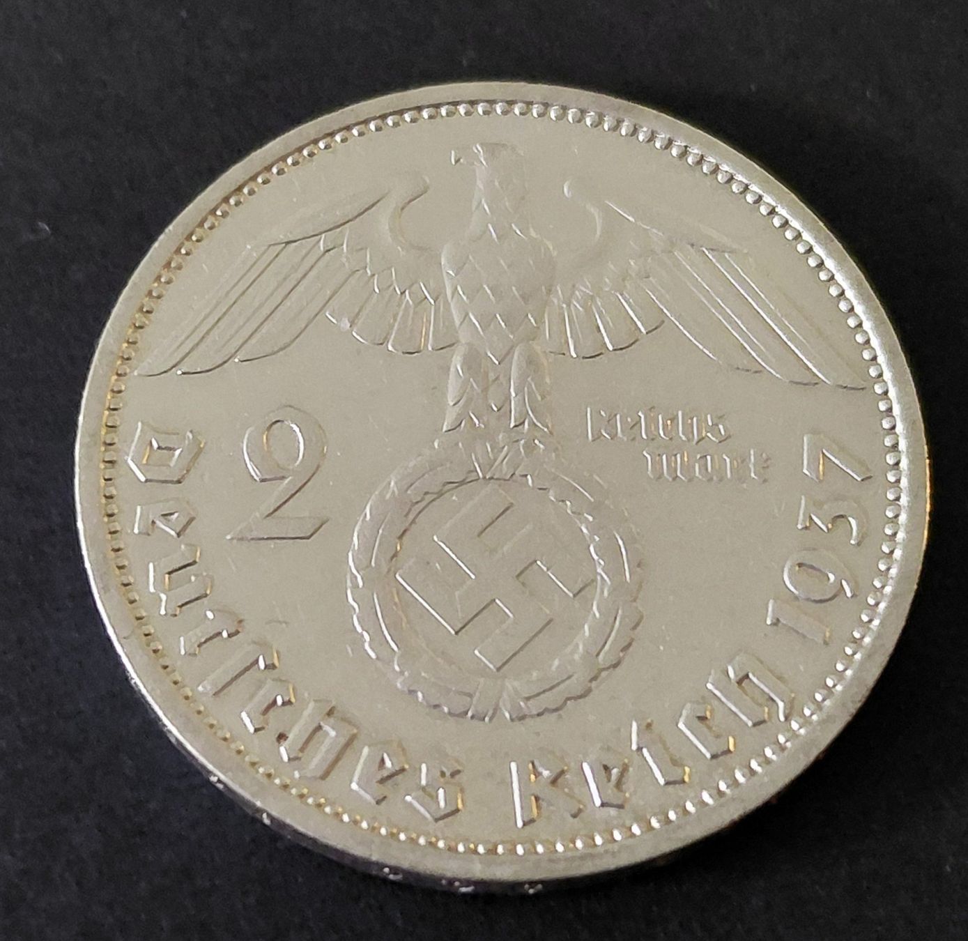 Tutti le monete: Deutsches Reich - 2 Reichsmark 1937 A – Usato da Ebikon venduto da smartbox
