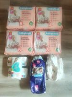 Couches Babylove Premium et lingettes Pampers