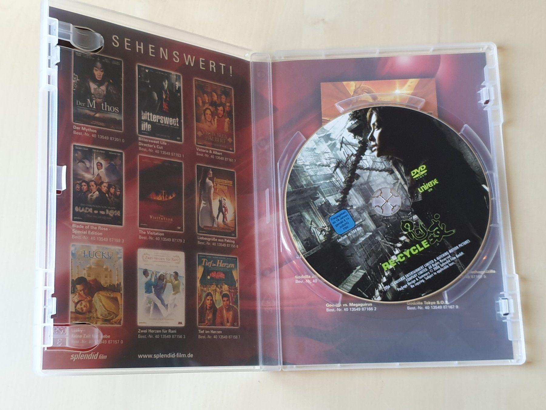 Alle DVDs: Re-Cycle – Gebraucht aus Stansstad von collectorsshop 2