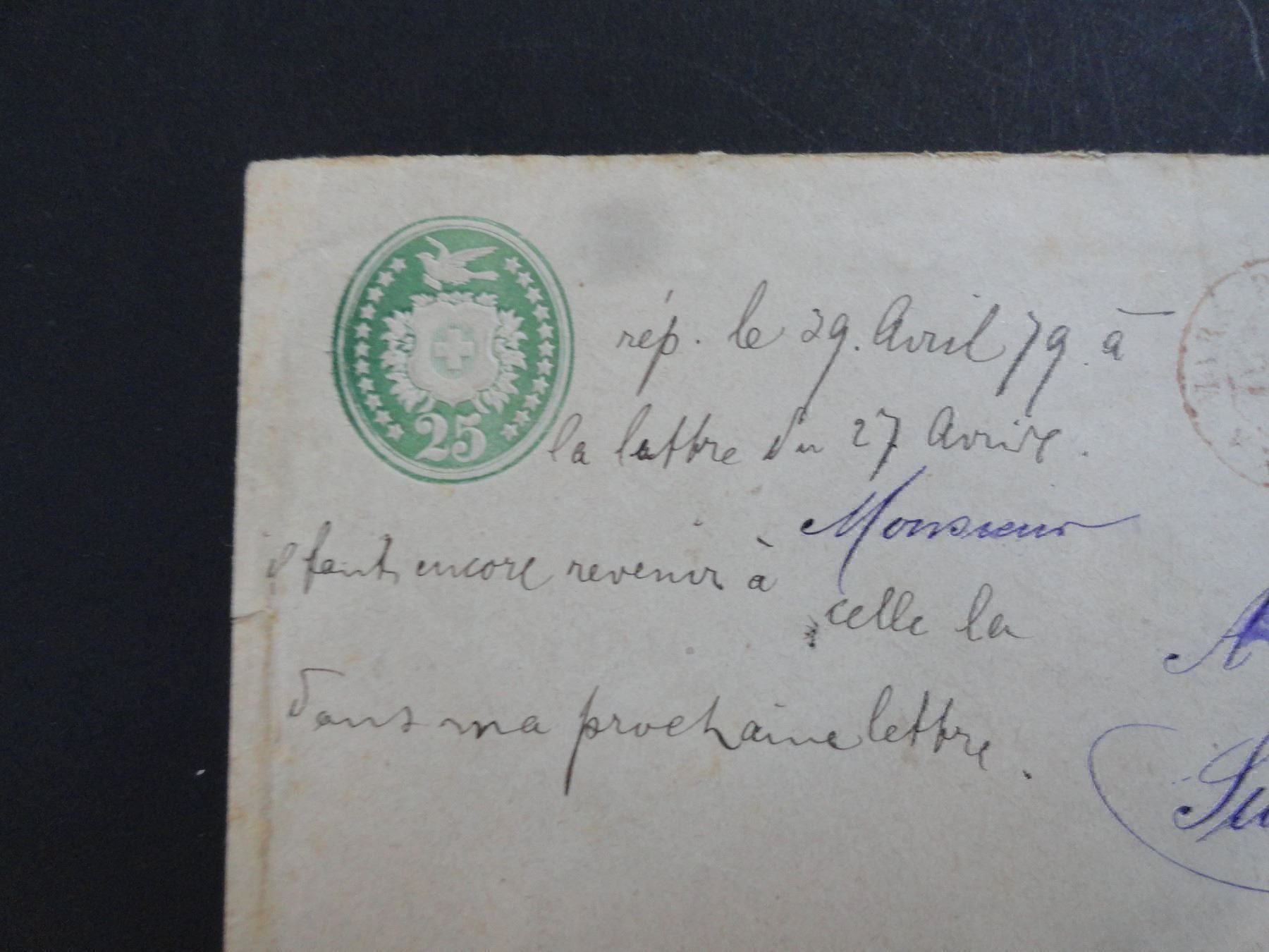Tutti i francobolli: 1879, Brief von Sierre nach Frankreich – Usato da stäfa venduto da brandy66 1