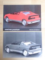 Citroen Xanthia Prototype - Prospekt + Foto - Y003