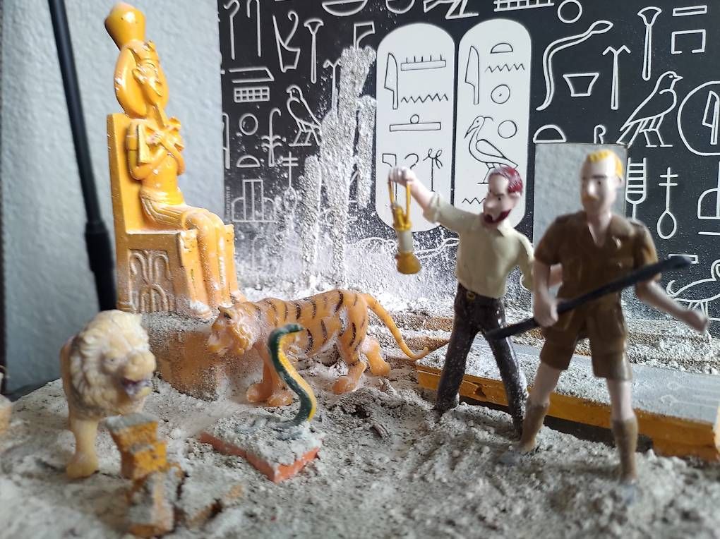 Fumetti: JACOBS Diorama BLAKE & MORTIMER GRANDE PYRAMIDE Pixi – Nuovo (secondo la descrizione) da LAUSANNE venduto da swof 4