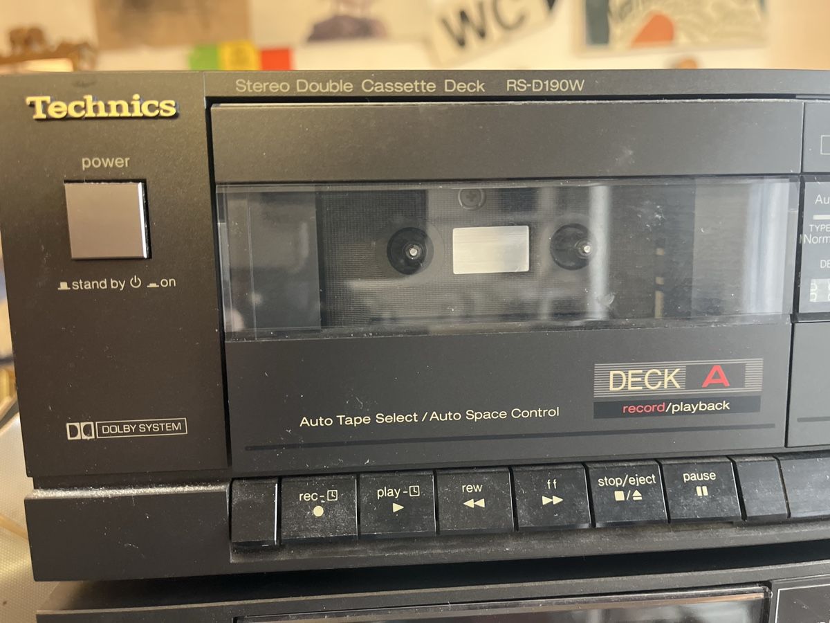 Musicassette: Technics RS-D190W Double Tape Deck – Usato da Embrach venduto da Siht9525