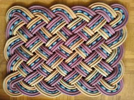 Seilteppich Fussmatte Fußabstreifer kletterseilupcycling