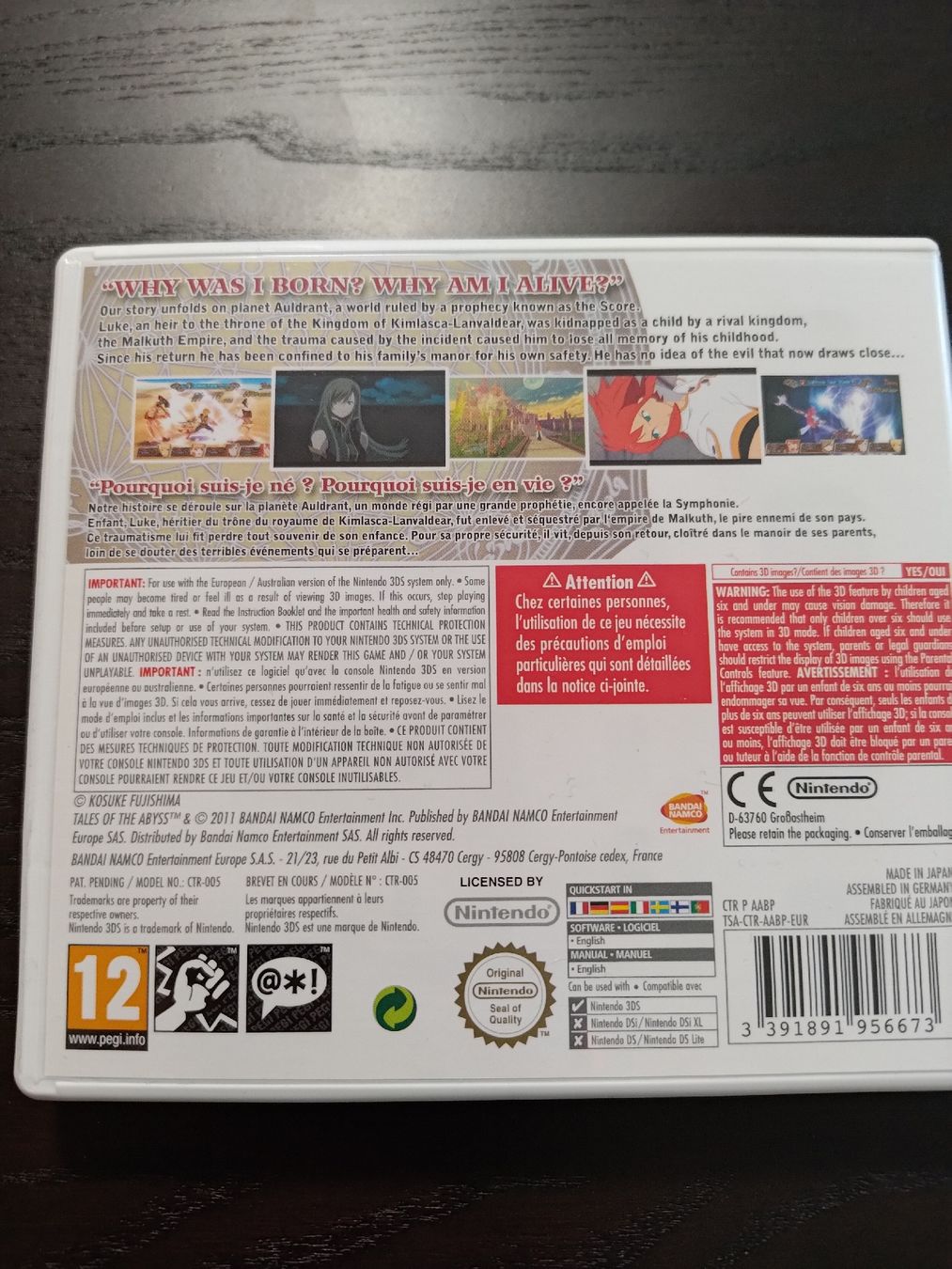 Giochi: Nintendo 3DS - Tales if The Abyss – Usato da Bern venduto da Light_Y 1