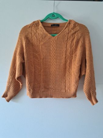 Zaful Strickpullover in senfgelb, Grösse M, Top Zustand!