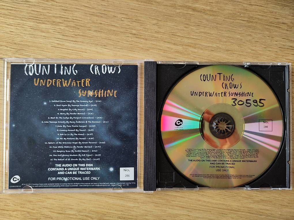 CD: Counting Crows - Underwater Sunshine (CD-Promo) – Usato da Birmensdorf ZH venduto da crabalocker67 1