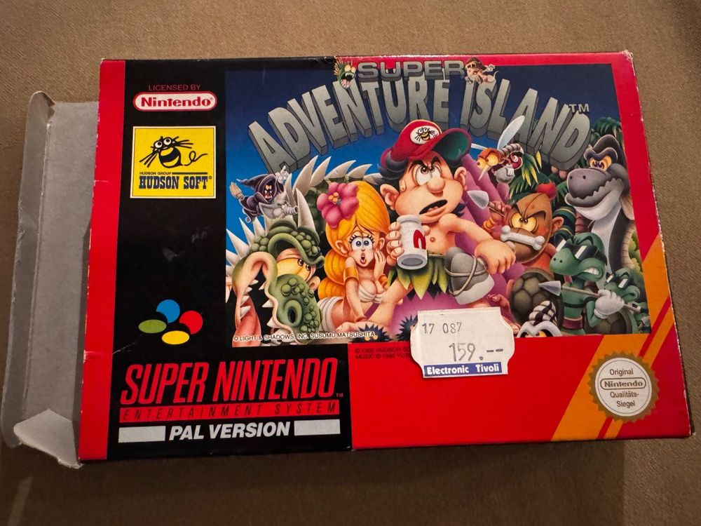 SNES Super Adventure Island mit OVP & Anleitung (Gebraucht) in ...