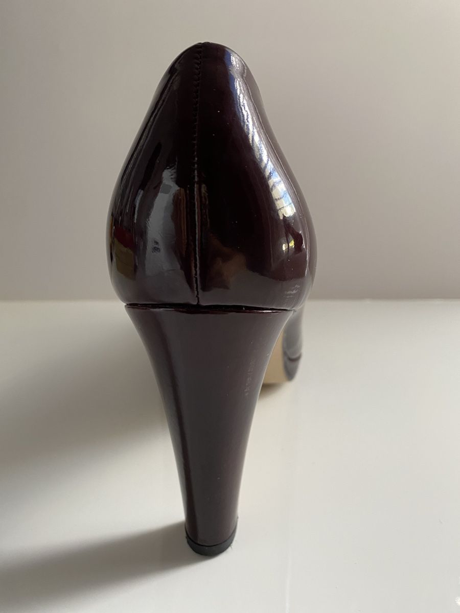 Gabor Scarpe da donna: Gabor Pumps Lackleder, Gr. 39, Burgunderrot – Nuovo (secondo la descrizione) da Schnottwil venduto da Nadesch6 3