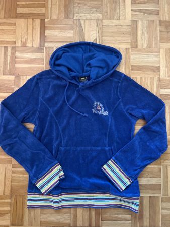 Blauer Frottee Hoodie von Lee in Grösse M, top Zustand!
