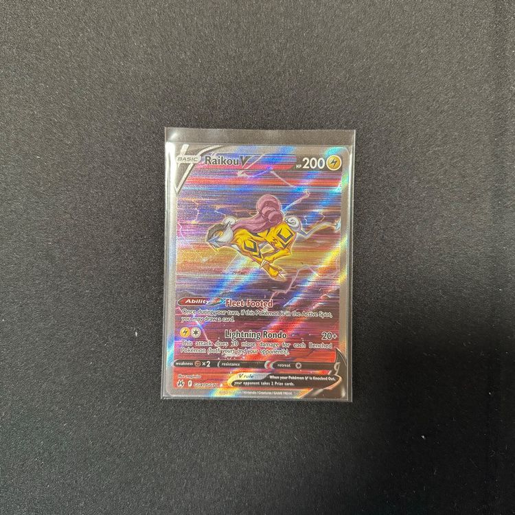 Pokémon Karte Raikou V Alt Art GG41 ENG Kaufen auf Ricardo
