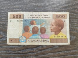 Zentralafrikanische Staaten, Kamerun 500 Francs 2002 !!!!!!!