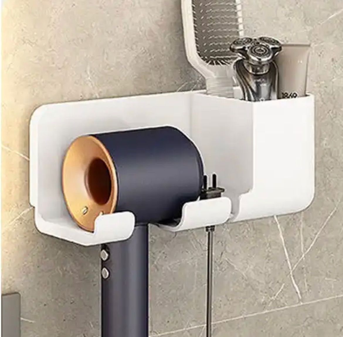 Supporti a parete: Föhn Halter an der Wand – Nuovo e nell'imballaggio originale da Oberegg venduto da Alepokemon