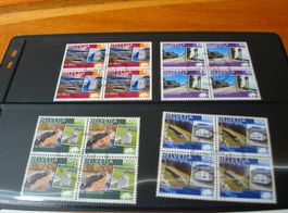 Satz Pro Patria 2008, Lose 4erblock ET-o + FDC