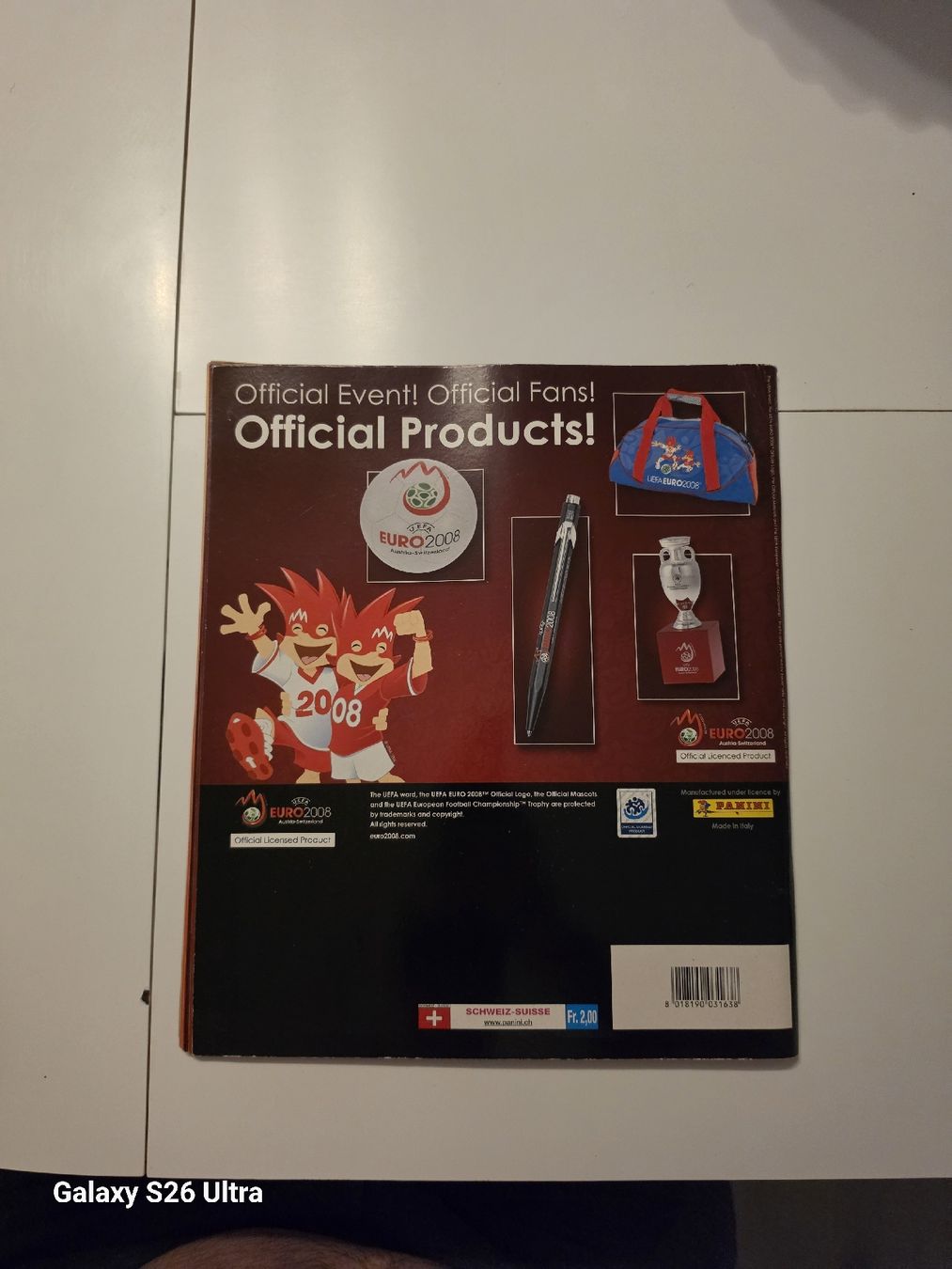 Panini Album: Album Panini de l'euro 2008 100% Complet – Usato da Fleurier venduto da Doun 1
