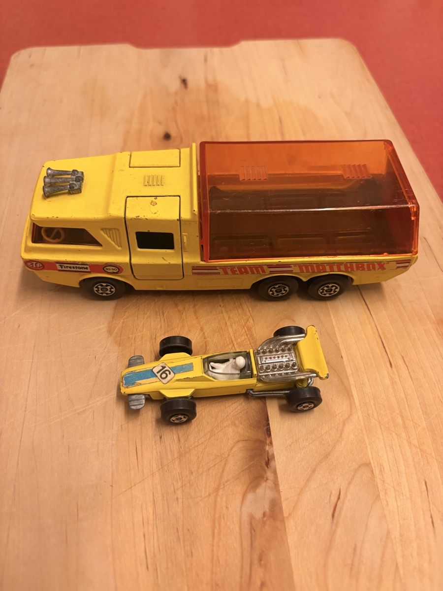 Matchbox Modellautos: Matchbox Superkings Renntransporter – Gebraucht aus Wabern von Housi78 4