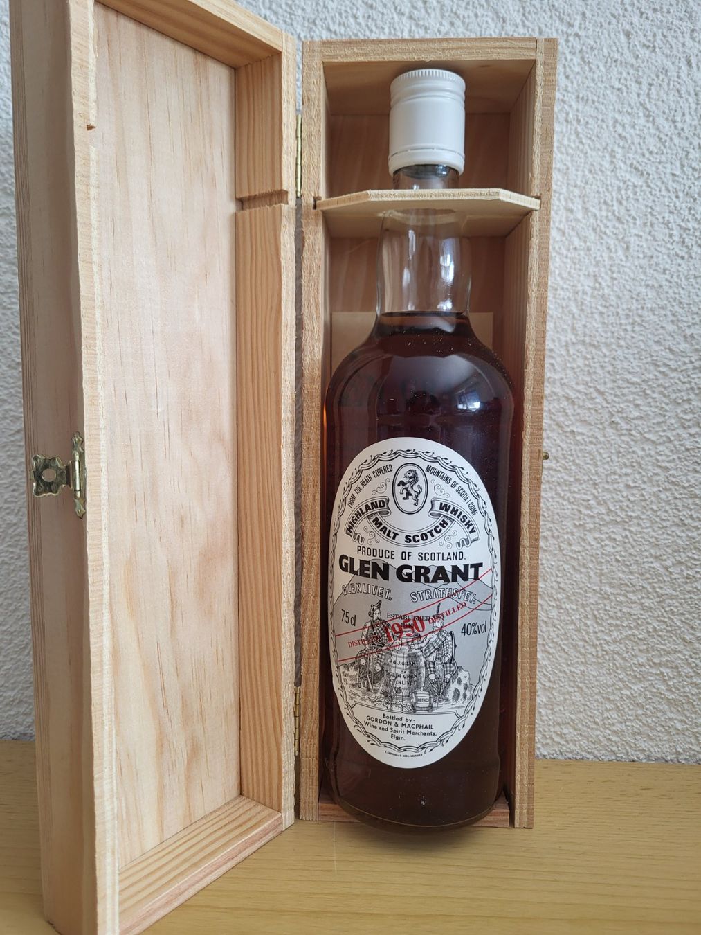 Glen Grant Spirituosen: Glen Grant 1950 Gordon & Macphail – Neu und originalverpackt aus Morlon von yan_y92p 1