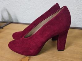 Pumps Gr. 37 von Unisa rot