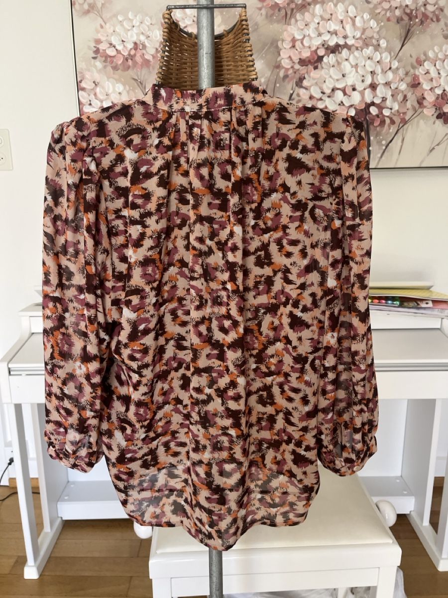 Camicette: Bluse mehrfarbig mit Knopfleiste, S – Usato da Solothurn venduto da Bobesch08 3
