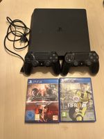 PS4 Firmware 12.5 Konsole mit 2 Controllern und 3 Games