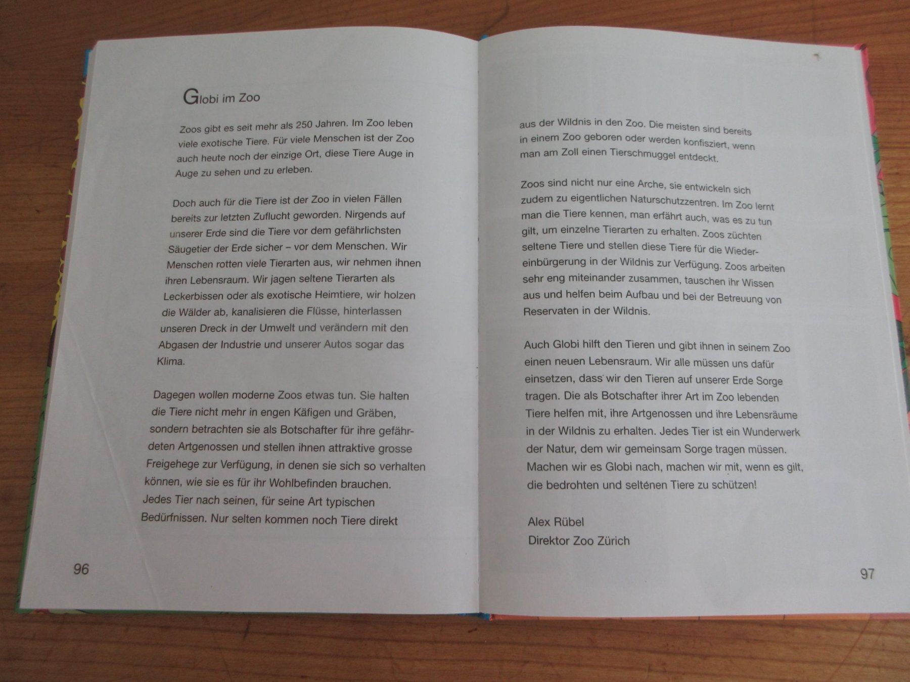 Libri: Globis Zoo, 5. Auflage 2013, unbemalt – Usato da Binningen venduto da Oldfashion 7