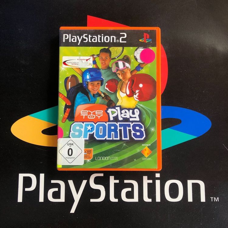 Jeu PS2 EyeToy Play Sports – Complet Avec Caméra EyeToy, Bon état, Sorti En 2004, Sous-genre Basket