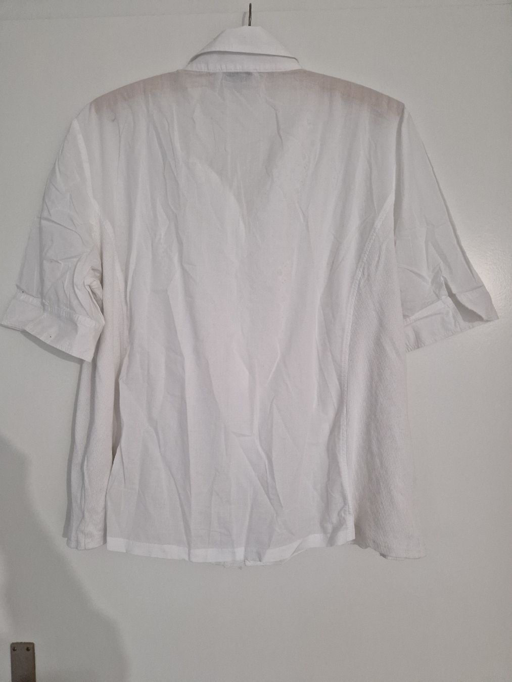 Peter Hahn Blusen: Bluse Gr. 48, kurzarm, von Peter Hahn, mit Strass-Knöpfe – Gebraucht aus Arlesheim von Vera6 4